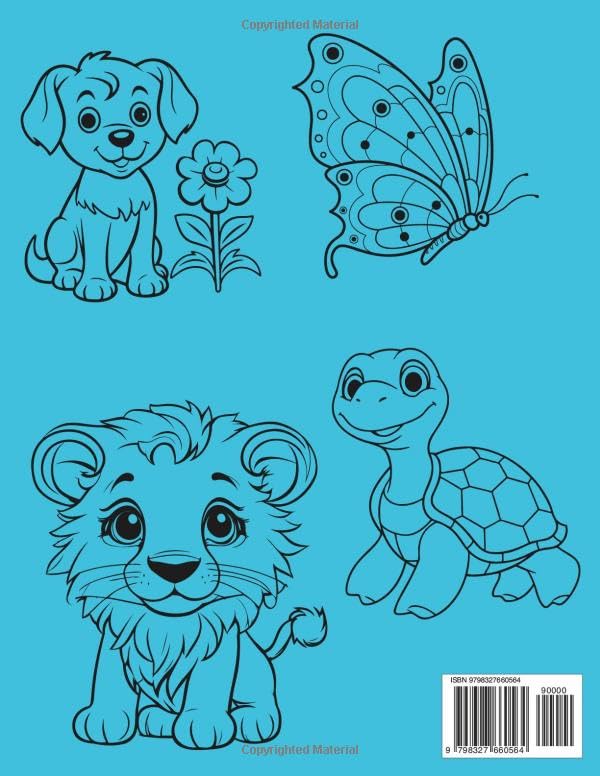 Cute & Groovy: Coloring Book for Adults and Kids, Bold and Easy, Simple and Big Designs for Relaxation Featuring Lovely Things (Bold & Easy Coloring)