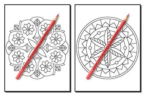 Mandalas for Beginners: An Adult Coloring Book with Fun, Easy, and Relaxing Coloring Pages (Easy Coloring Books)