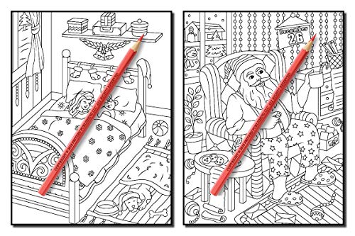 Christmas Coloring Book: An Adult Coloring Book with Fun, Easy, and Relaxing Designs