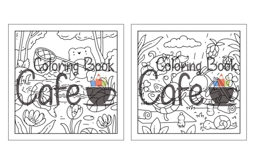 Garden Cuties: Cute and Comfy Coloring Book for Adults and Teens Featuring Adorable Critters in Cozy Garden Scenes (Cute and Comfy Coloring Books)