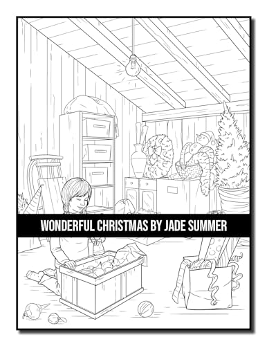 Wonderful Christmas: An Adult Coloring Book with Charming Christmas Scenes and Winter Holiday Fun (Christmas Coloring Books)