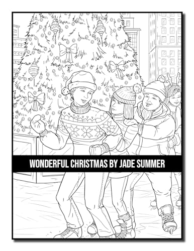 Wonderful Christmas: An Adult Coloring Book with Charming Christmas Scenes and Winter Holiday Fun (Christmas Coloring Books)