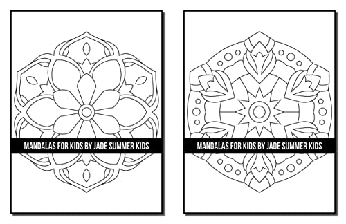 Mandala Coloring Book: For Kids with Fun, Easy, and Relaxing Mandalas for Boys and Girls