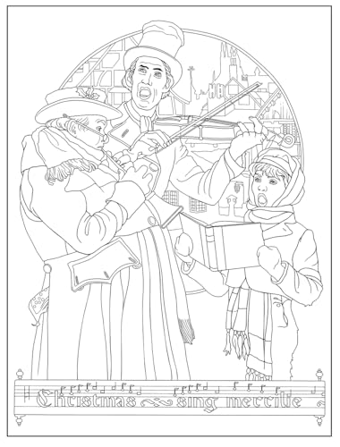 Creative Haven The Saturday Evening Post Christmas Classics Coloring Book (Adult Coloring Books: Christmas)