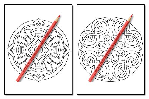 Mandalas for Beginners: An Adult Coloring Book with Fun, Easy, and Relaxing Coloring Pages (Easy Coloring Books)