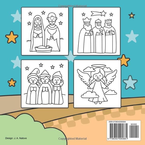 Christmas Coloring Fun: Bold and Easy.: Christmas Coloring Book for Kids: Enjoy Festive Fun and Relaxation with Simple Christmas Designs and Joyful ... and Angels are Waiting to be Colored.