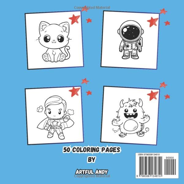 CUTE & GROOVY Coloring Book for Kids PART 2: Bold and Easy, Simple and Big Designs for Relaxation Featuring Lovely Things