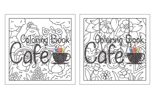 Garden Cuties: Cute and Comfy Coloring Book for Adults and Teens Featuring Adorable Critters in Cozy Garden Scenes (Cute and Comfy Coloring Books)