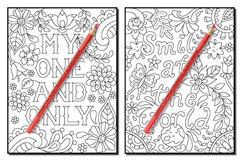 Live Your Dreams: An Adult Coloring Book with Fun Inspirational Quotes, Adorable Kawaii Doodles, and Positive Affirmations for Relaxation