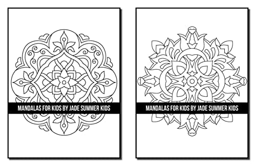 Mandala Coloring Book: For Kids with Fun, Easy, and Relaxing Mandalas for Boys and Girls