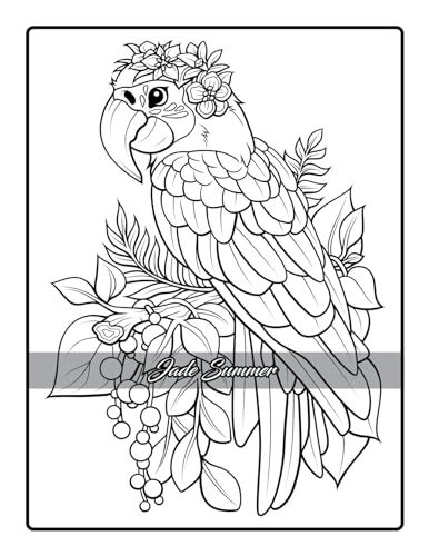 Flower Crown Animals: Coloring Book for Women and Teens with Adorable Animals and Beautiful Flowers for Stress Relief and Relaxation