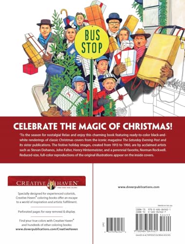 Creative Haven The Saturday Evening Post Christmas Classics Coloring Book (Adult Coloring Books: Christmas)