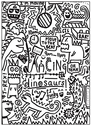 The Official Doodle Boy Coloring Book (Dover Design Coloring Books)