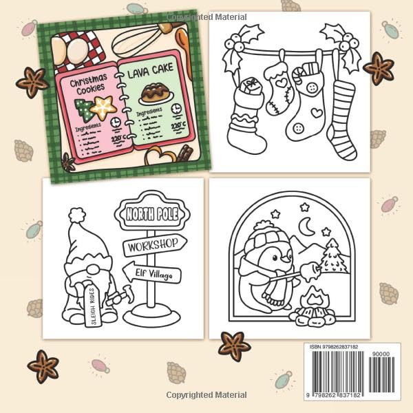 Cozy Girl Christmas Vol. 2 Coloring Book: Bold and Easy Hygge Inspired Designs for Adults and Teens (Cozy Girl Series)