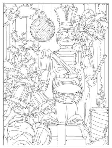 Creative Haven Christmas Color by Number (Adult Coloring Books: Christmas)