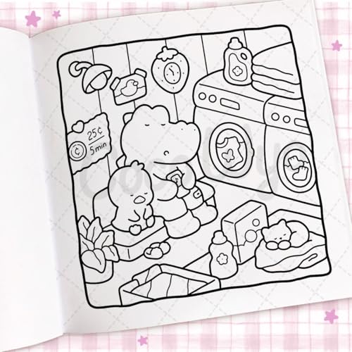 Cozy Days: Coloring Book for Adults and Kids (Cozy Spaces Coloring)