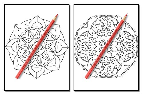 Mandalas for Beginners: An Adult Coloring Book with Fun, Easy, and Relaxing Coloring Pages (Easy Coloring Books)
