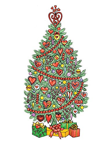 Creative Haven Christmas Trees Coloring Book (Adult Coloring Books: Christmas)