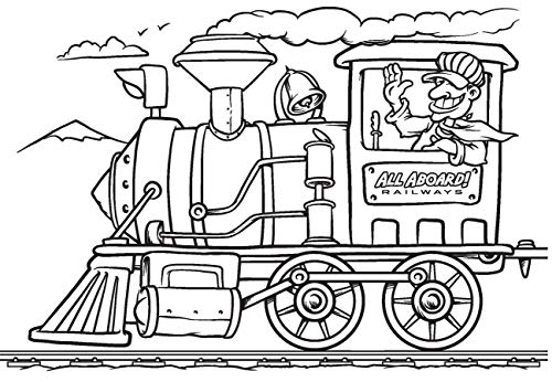 Things That Go Coloring Book: Cars, Trucks, Planes, Trains and More! (Dover Planes Trains Automobiles Coloring)
