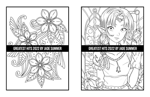 Greatest Hits: An Adult Coloring Book with the 100 Best Pages from the Jade Summer Collection