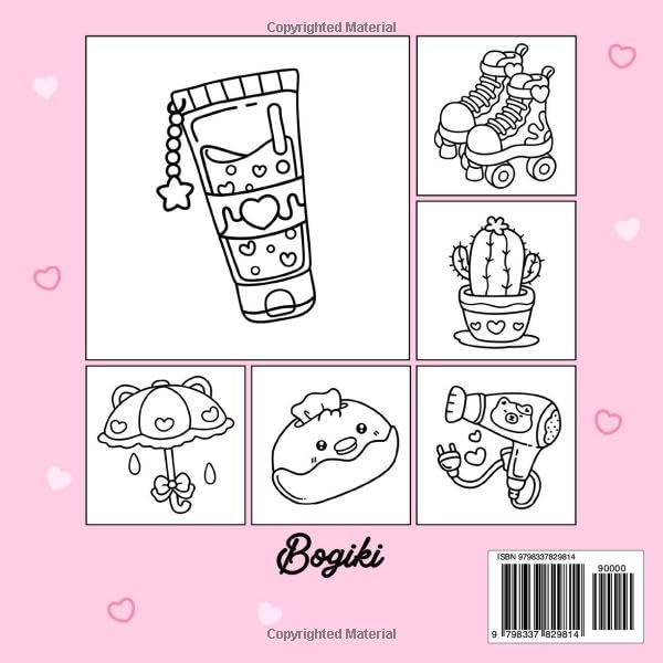 Cute & Groovy: Relaxing Coloring Book for Adults, Big, Bold, and Easy Designs Featuring Lovely Themes