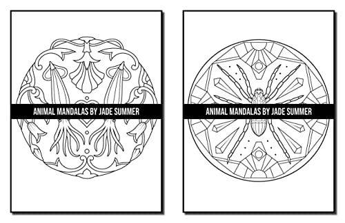 Mandala Coloring Book: For Adults with Cute Animal Mandalas, Fun Geometric Patterns, and Relaxing Flower Designs