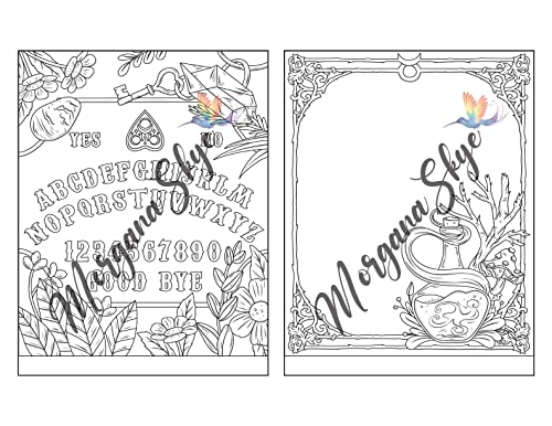 Witchcraft Coloring Book for Adults: Channel Your Creative Energy and Discover the Magic of Plants, Herbs, Crystals, and Beyond
