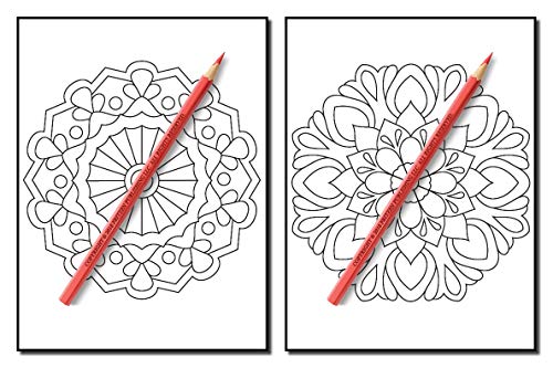 Mandalas for Beginners: An Adult Coloring Book with Fun, Easy, and Relaxing Coloring Pages (Easy Coloring Books)