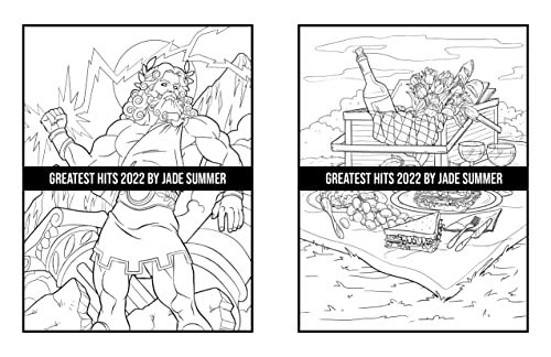 Greatest Hits: An Adult Coloring Book with the 100 Best Pages from the Jade Summer Collection