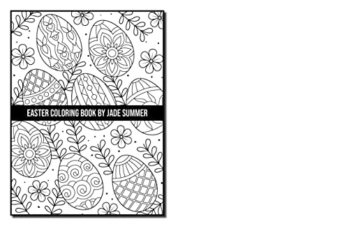 Easter Coloring Book: For Adults with Fun, Easy, and Relaxing Designs (Easy Coloring Books)