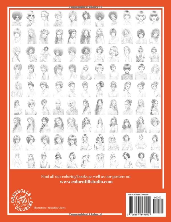 My Beautiful Colouring Book - Beauties of the 70’s - Portraits: Artistic Escape Through the Elegance and Iconic Style of the Seventies