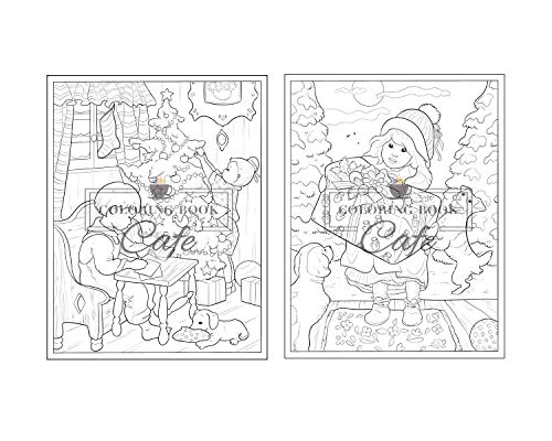 100 Christmas Scenes: An Adult Coloring Book Featuring 100 Fun, Easy and Relaxing Christmas Coloring Pages (Christmas Coloring Books)