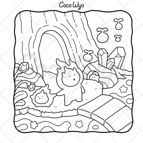 Lala Friends: Coloring Book for Adults and Teens Featuring Dreamy Characters in Imagined Worlds (Cozy & Cute Coloring)