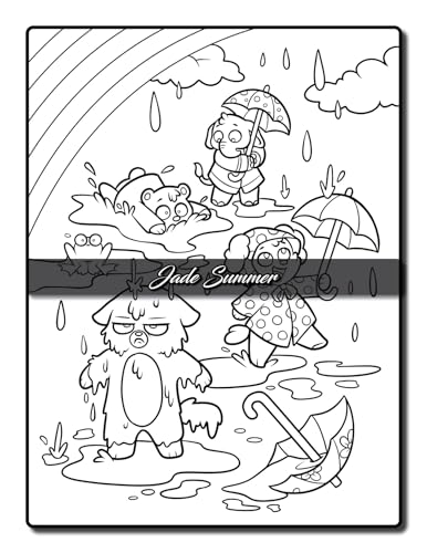 Tiny Animals Coloring Book: For Adults with Hilarious Scenes for Fun and Relaxation (Cute Animal Coloring Books)