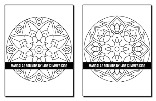 Mandala Coloring Book: For Kids with Fun, Easy, and Relaxing Mandalas for Boys and Girls