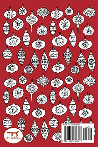Notes: A Blank Sketchbook with Retro Christmas Ornaments Cover Art