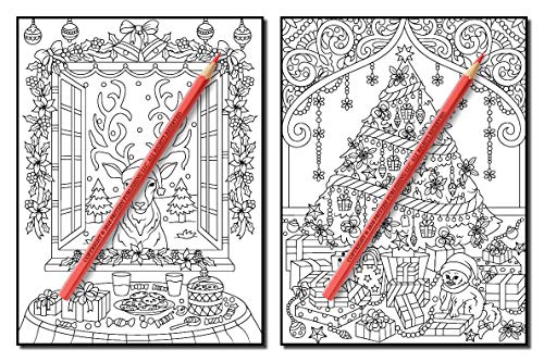 Christmas Coloring Book: An Adult Coloring Book with Fun, Easy, and Relaxing Designs