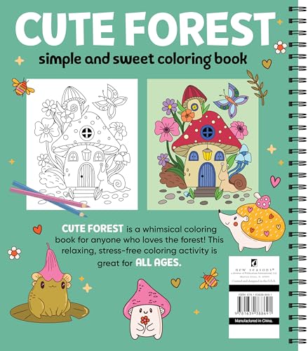 Simple and Sweet Coloring Book: Cute Forest