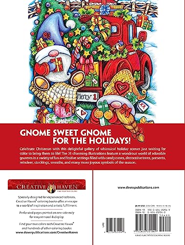 Creative Haven Christmas Gnomes Coloring Book (Adult Coloring Books: Christmas)
