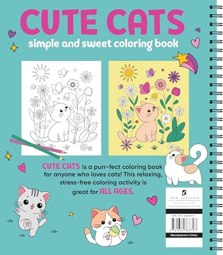 Simple and Sweet Coloring Book: Cute Cats