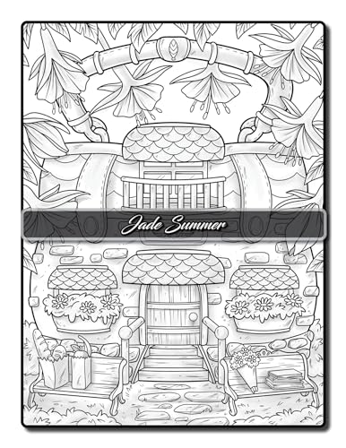 Fairy Homes Coloring Book: For Adults with Fantasy Designs for Fun and Relaxation