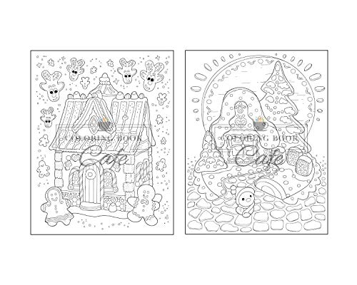 100 Christmas Scenes: An Adult Coloring Book Featuring 100 Fun, Easy and Relaxing Christmas Coloring Pages (Christmas Coloring Books)