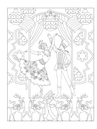 Creative Haven The Nutcracker Designs Coloring Book (Adult Coloring Books: Christmas)