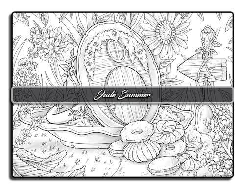 Fairy Homes Coloring Book: For Adults with Fantasy Designs for Fun and Relaxation