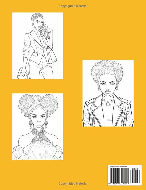 Black Women Coloring Book For Adults and Teens: A Celebration of Black Women through Art
