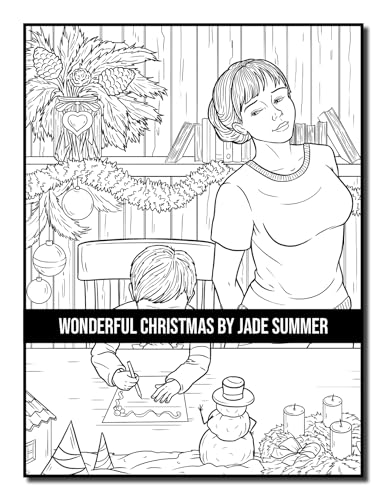 Wonderful Christmas: An Adult Coloring Book with Charming Christmas Scenes and Winter Holiday Fun (Christmas Coloring Books)