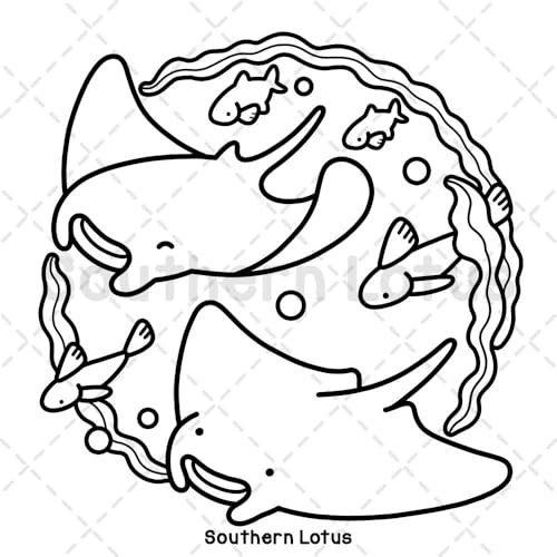 Ocean Home: Coloring Book for Adults and Teens Featuring Ocean Life with Adorable Mermaids and Sea Animals, Cute and Easy Drawings for Relaxation (Cozy Ocean)