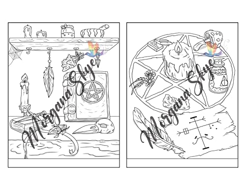Witchcraft Coloring Book for Adults: Channel Your Creative Energy and Discover the Magic of Plants, Herbs, Crystals, and Beyond