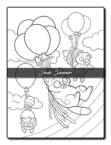 Tiny Animals Coloring Book: For Adults with Hilarious Scenes for Fun and Relaxation (Cute Animal Coloring Books)