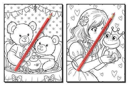 Stuffed Animals: An Adorable Coloring Book with Cute Animals, Playful Kids, and Fun Scenes for Relaxation (Cute Animal Coloring Books)